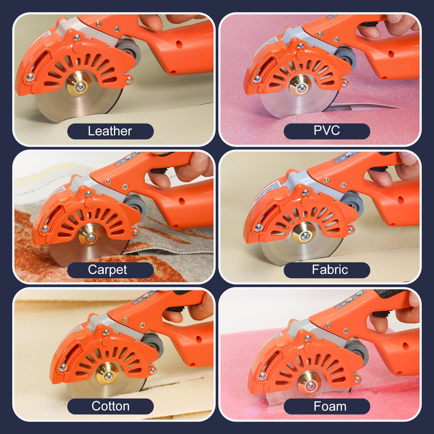 VLOXO 16.8V Cordless Electric Rotary Scissors
