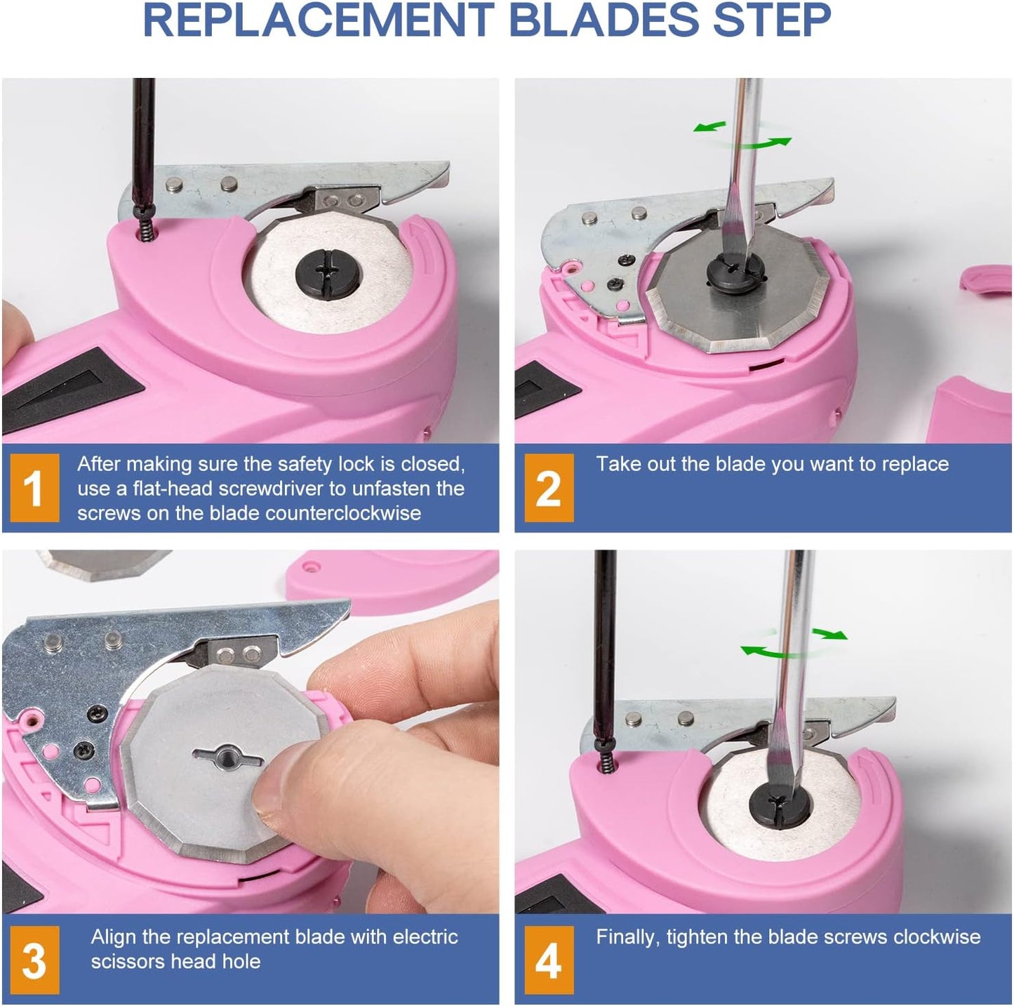 VLOXO 4.2V Electric Rotary Cutter