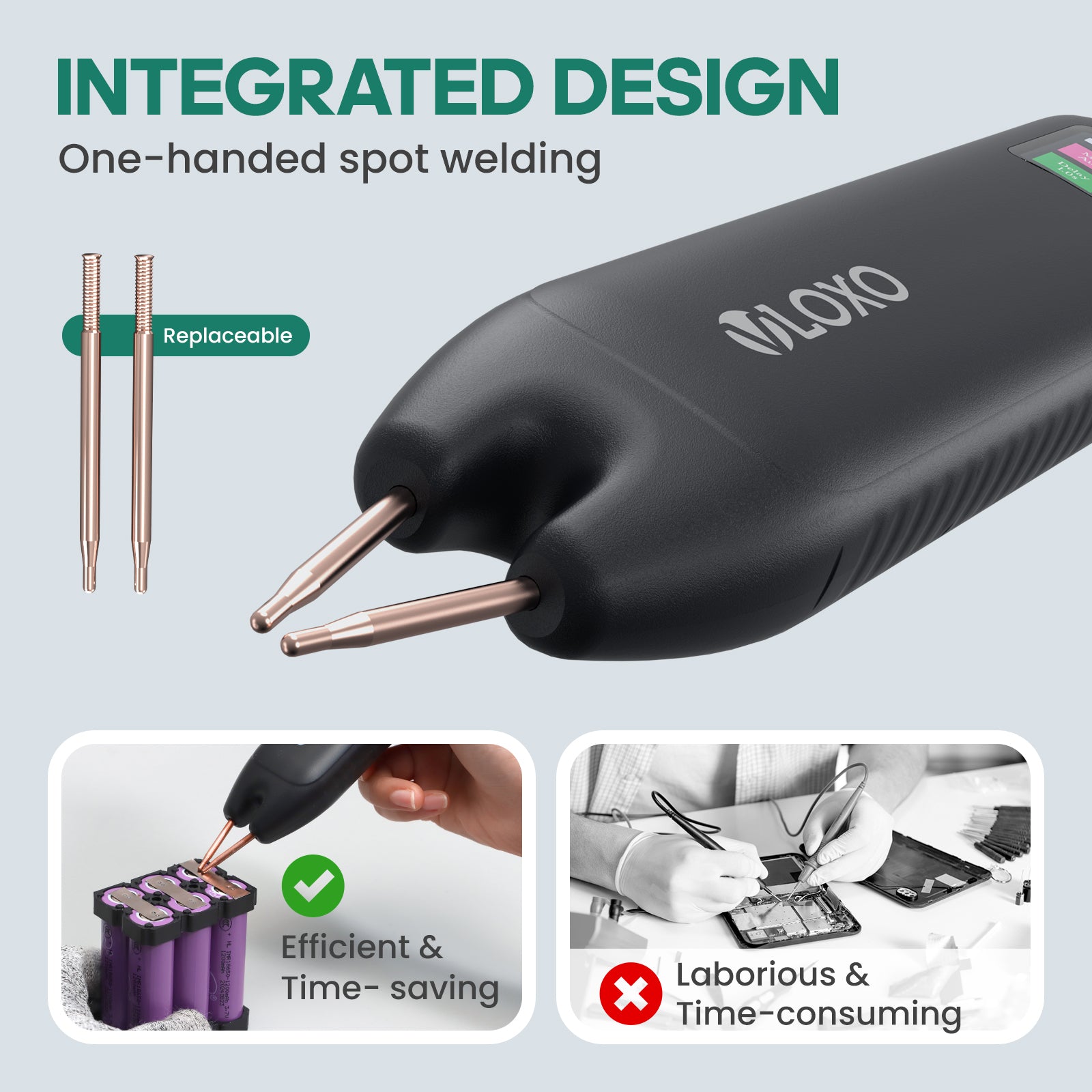 VLOXO Adjustable Battery Spot Welder