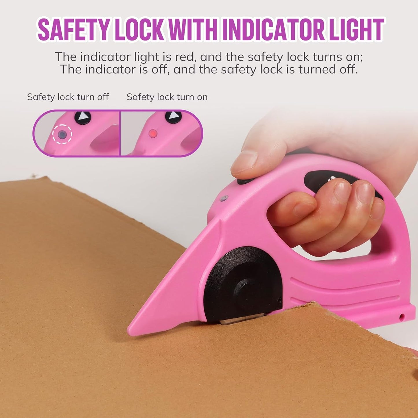 VLOXO 4V Cordless Electric Rotary Scissors with Safety Lock Rechargeable Rotary Cutter for Fabric Cardboard Leather Canvas Paper