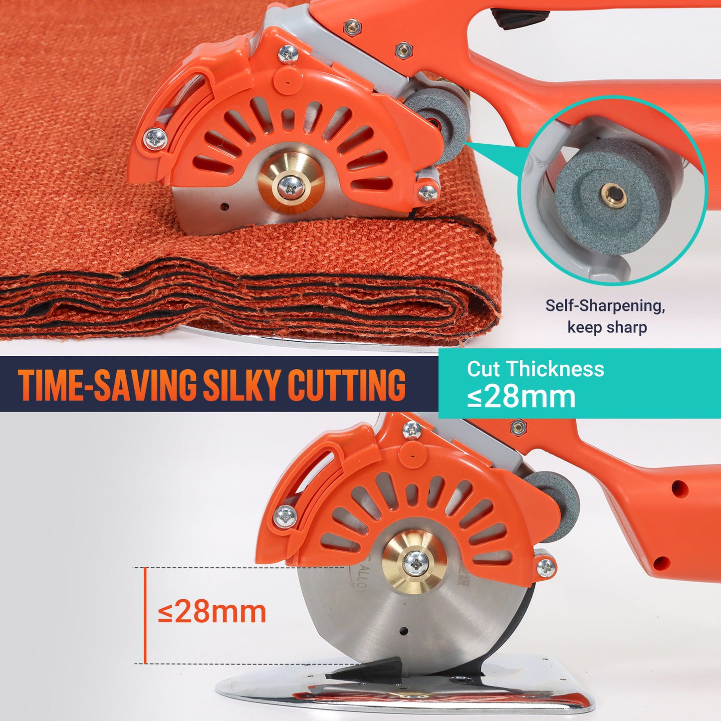VLOXO 16.8V Cordless Electric Rotary Scissors