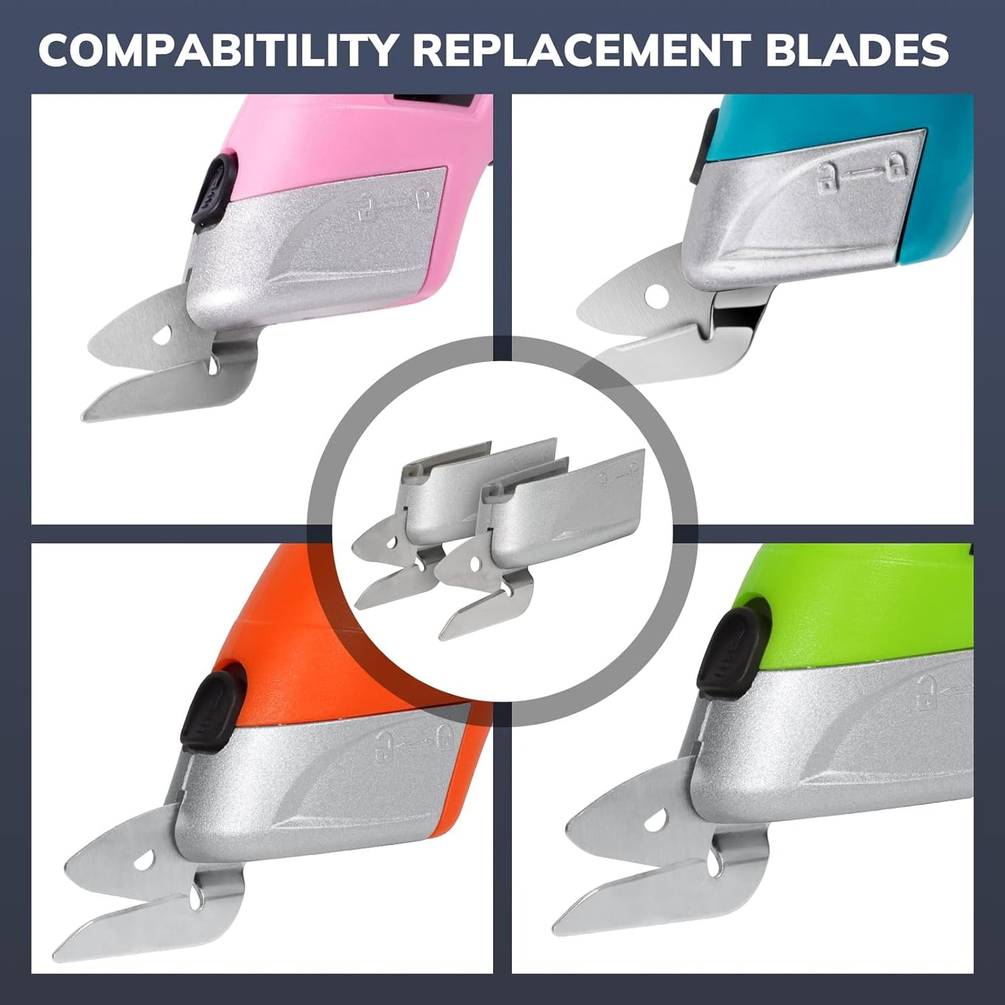 VLOXO Electric Scissors with Two Blades