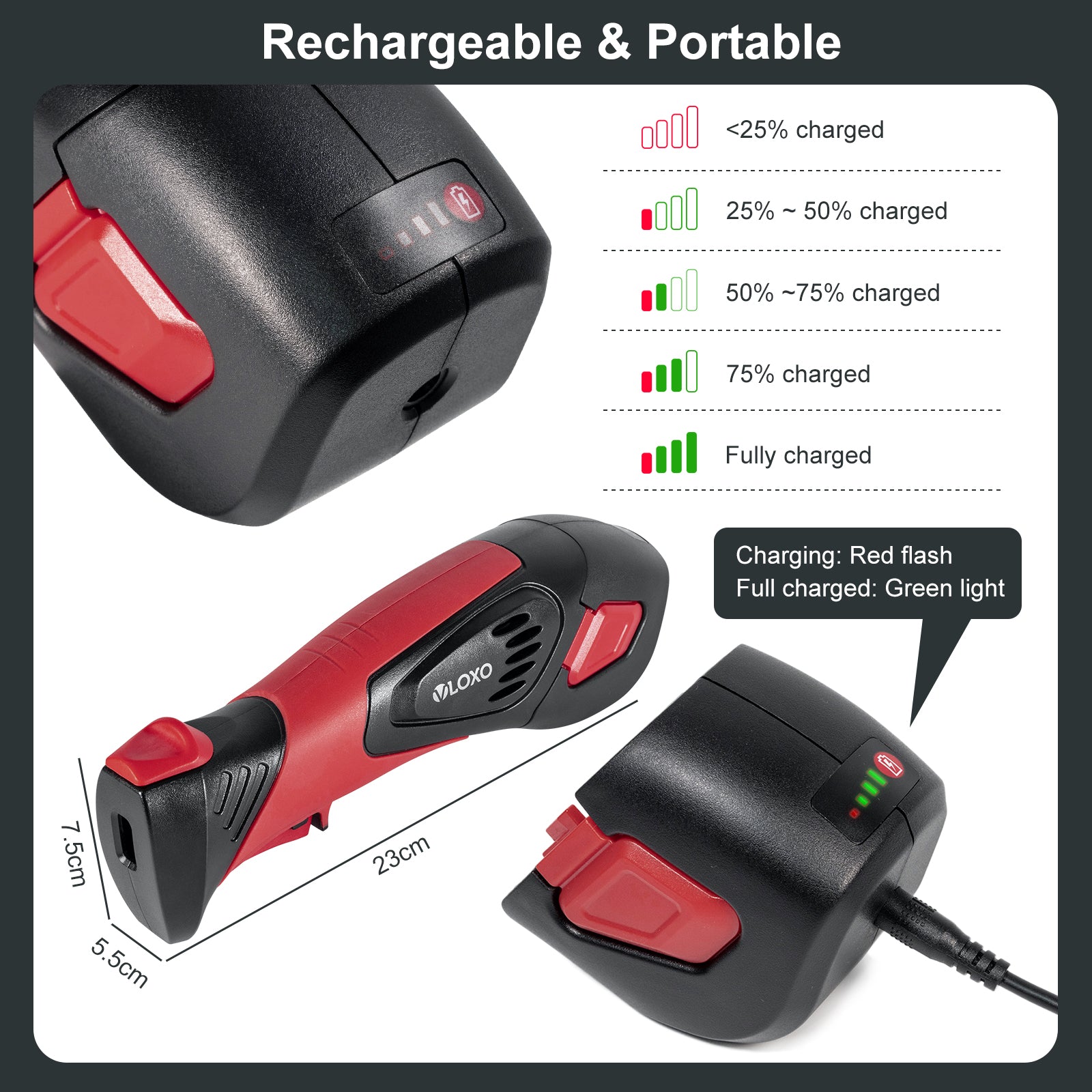 VLOXO Electric Fish Fillet Knife