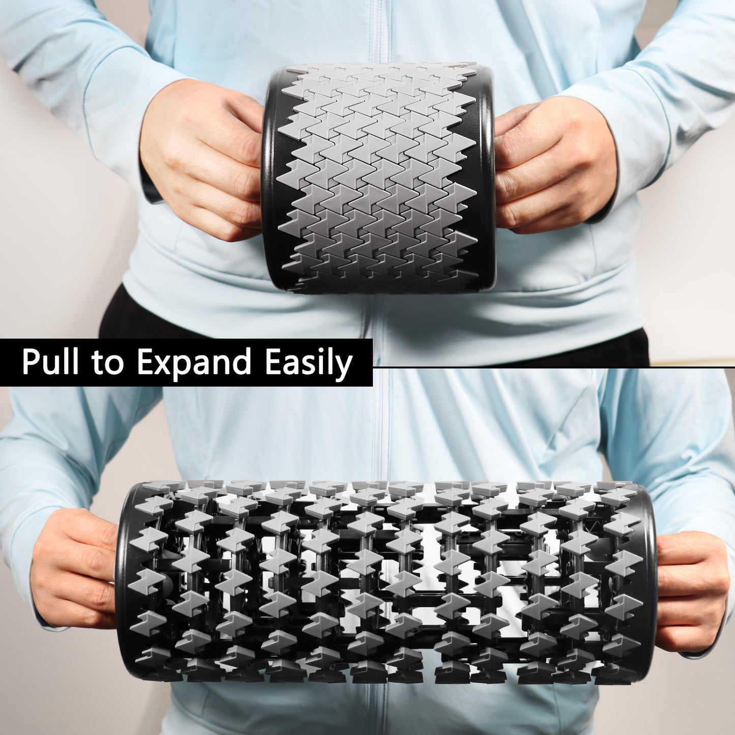 VLOXO Foam Roller Collapsible High Intensity Foam Back Roller