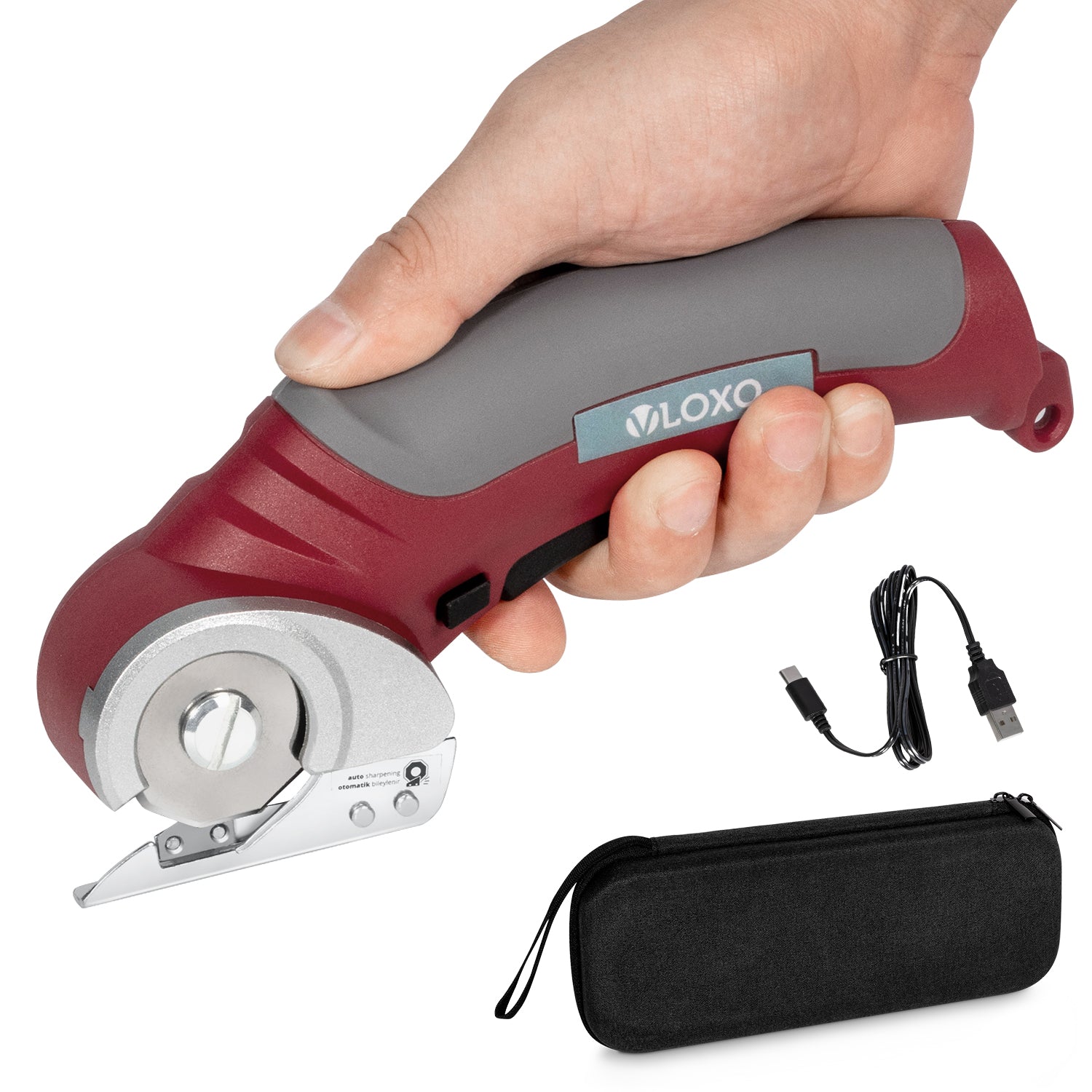 NEW Multifunctional Household Electric Cutter Scissor Sharpener Sharpening  Tool