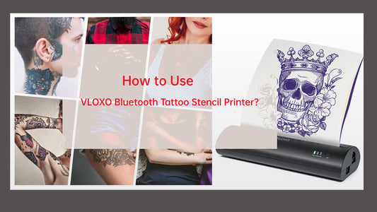 VLOXO Bluetooth Tattoo Stencil Printer 2023 Version User Manual