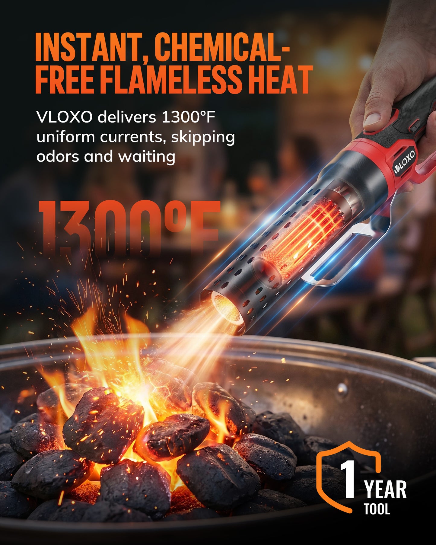 VLOXO Eletric Charcoal Starter