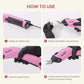VLOXO Y4008 4V Cordless Electric Scissors Using Guide 