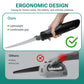 VLOXO Cordless Electric Knife, Rechargeable Carving Knife with 2 Blades for Meat, Bread & Turkey
