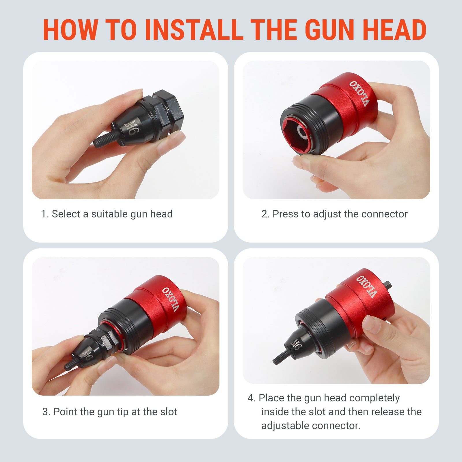 VLOXO Cordless Rivet Gun Installation Guide 