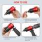 VLOXO Cordless Rivet Gun Using Guide