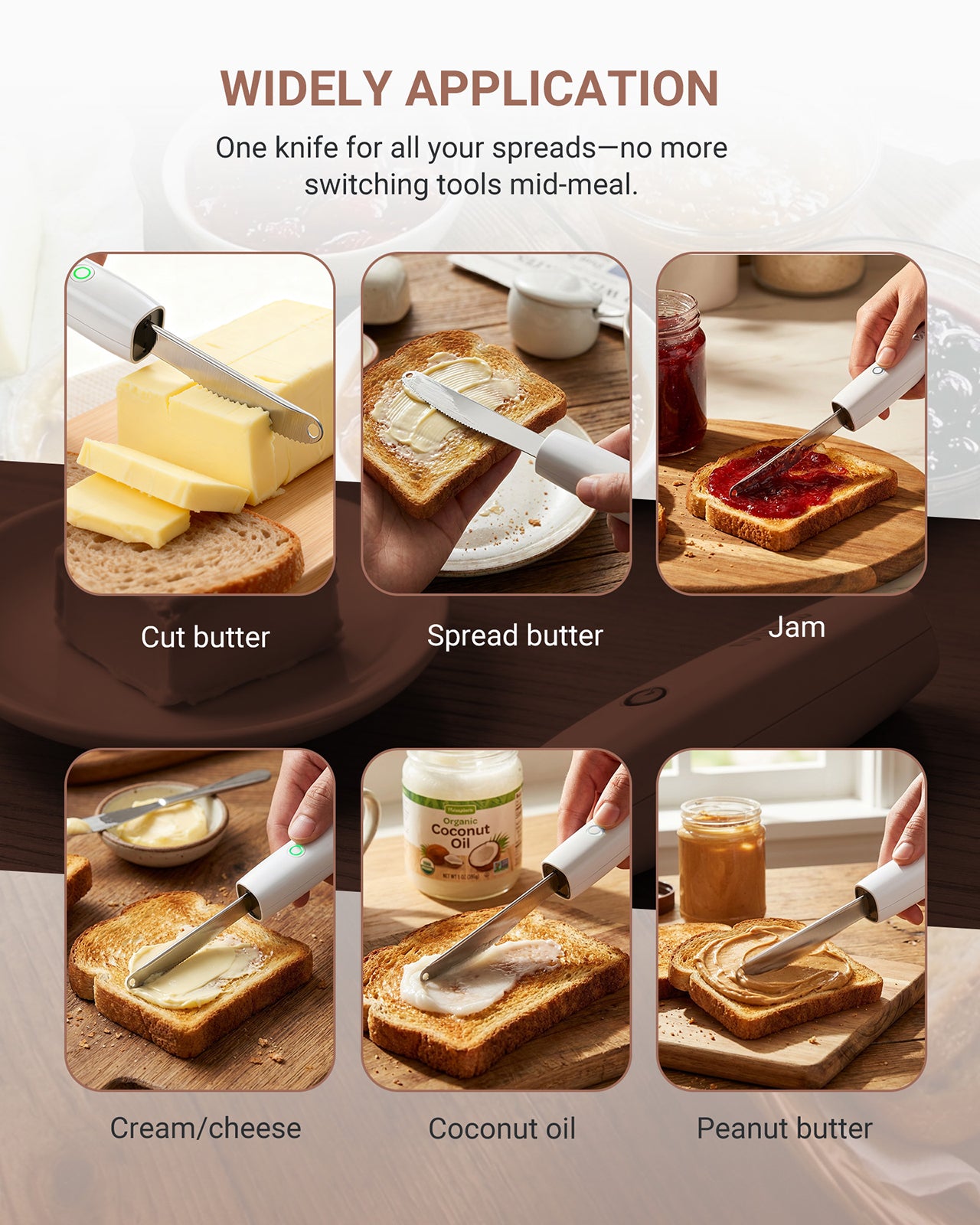 VLOXO Heated Butter Knife 