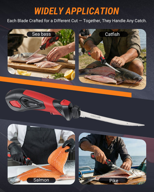 VLOXO Cordless Electric Fillet Knife Application