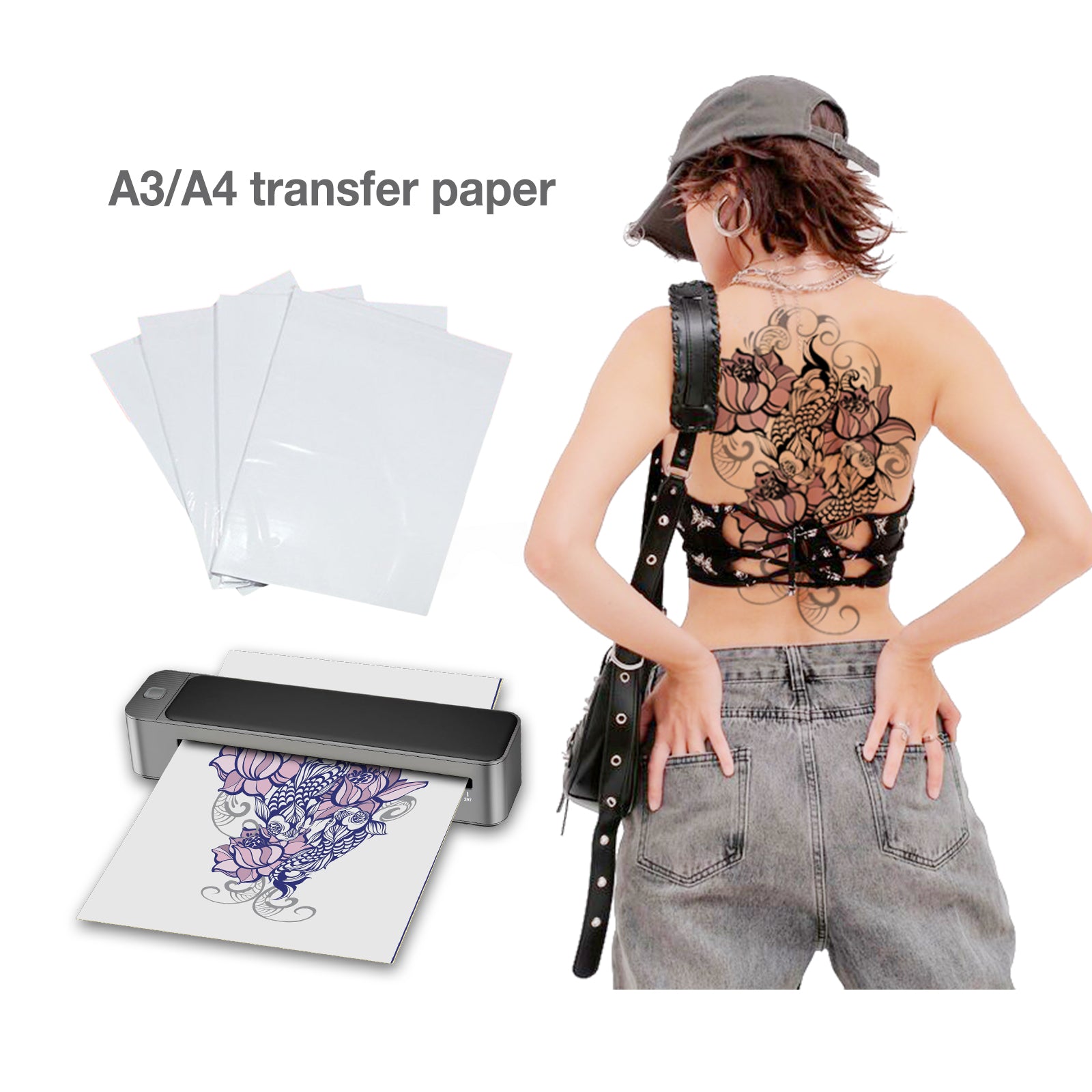 VLOXO A3 Bluetooth Tattoo Stencil Printer