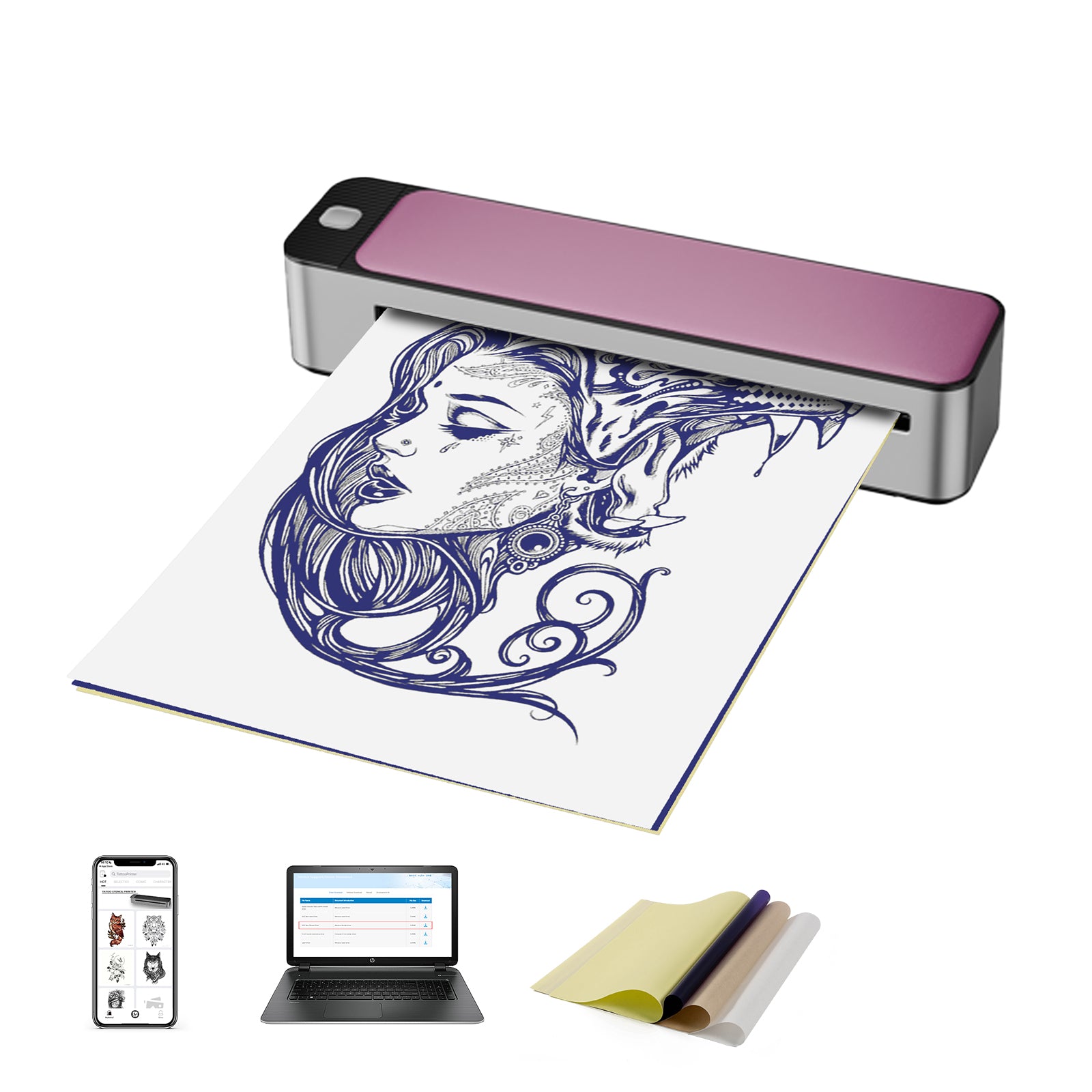 VLOXO A3 Bluetooth Tattoo Stencil Printer