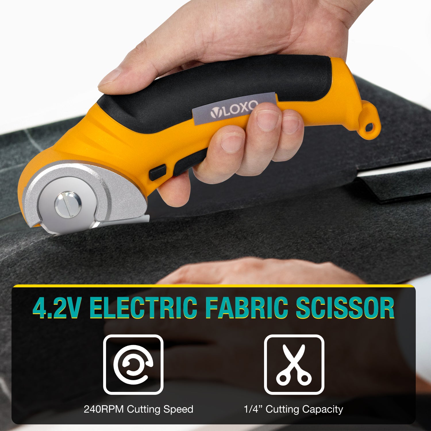 Electric Fabric Scissors Cutter Electric Shears Fits For Fabric Carpet  Leather