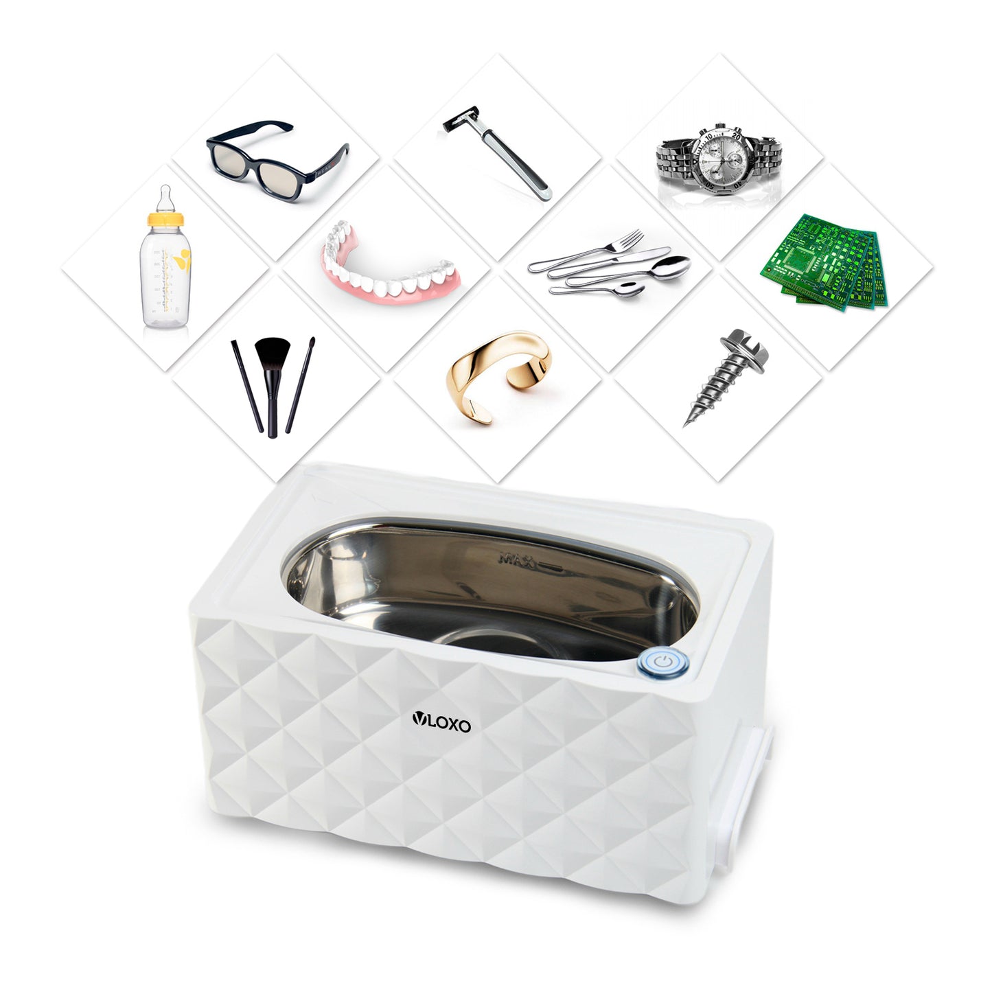 VLOXO D-3000 Ultrasonic Jewelry Cleaner