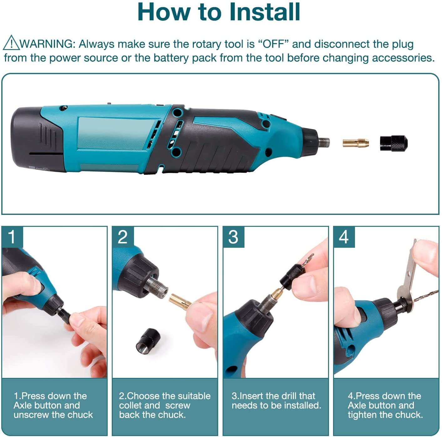 VLOXO Cordless Rotary Tool 