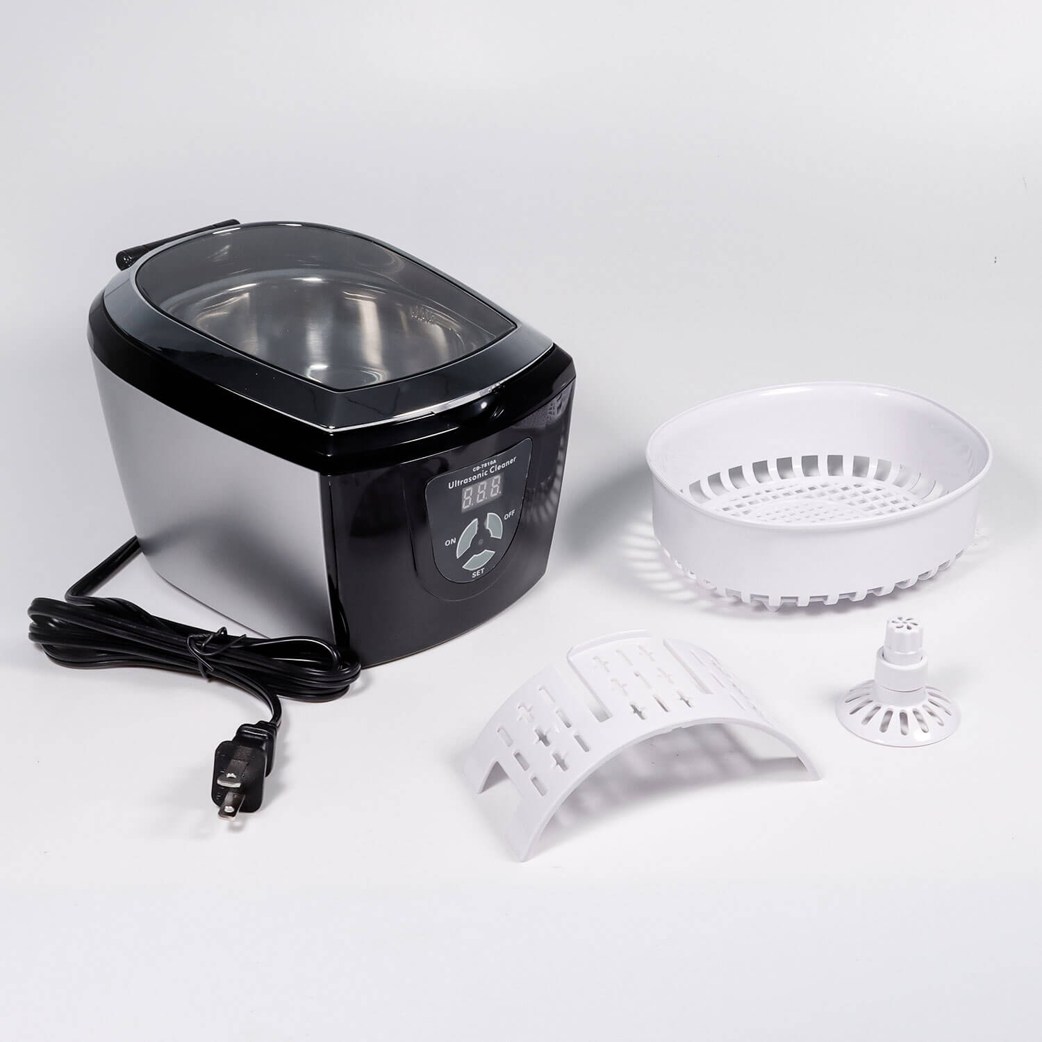 VLOXO CD-7810A Ultrasonic Jewelry Cleaner Machine 750ML 42000Hz - Black