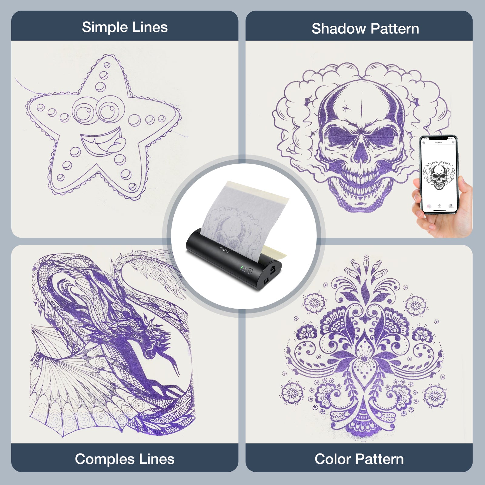 Tattoo stencil printer Bluetooth – NedzRotary