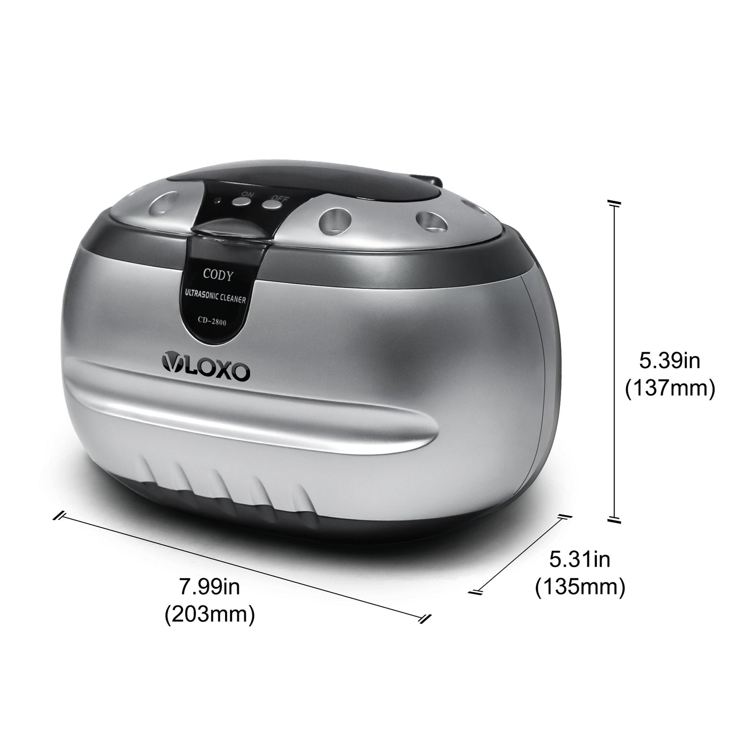 VLOXO CD-2800 Ultrasonic Jewelry Cleaner