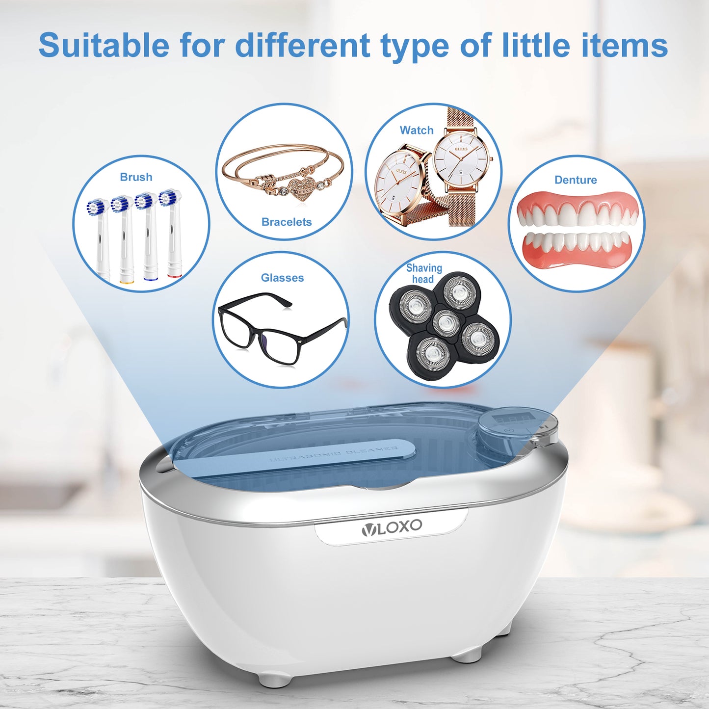 VLOXO CD-3840 Digital Ultrasonic Cleaner 