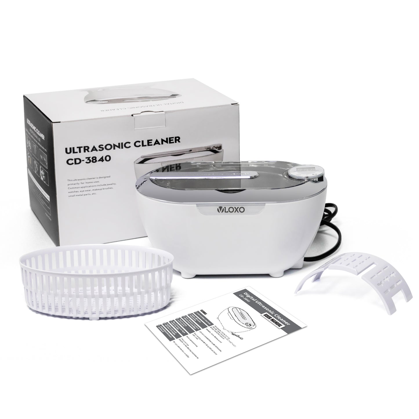 VLOXO CD-3840 Digital Ultrasonic Cleaner 