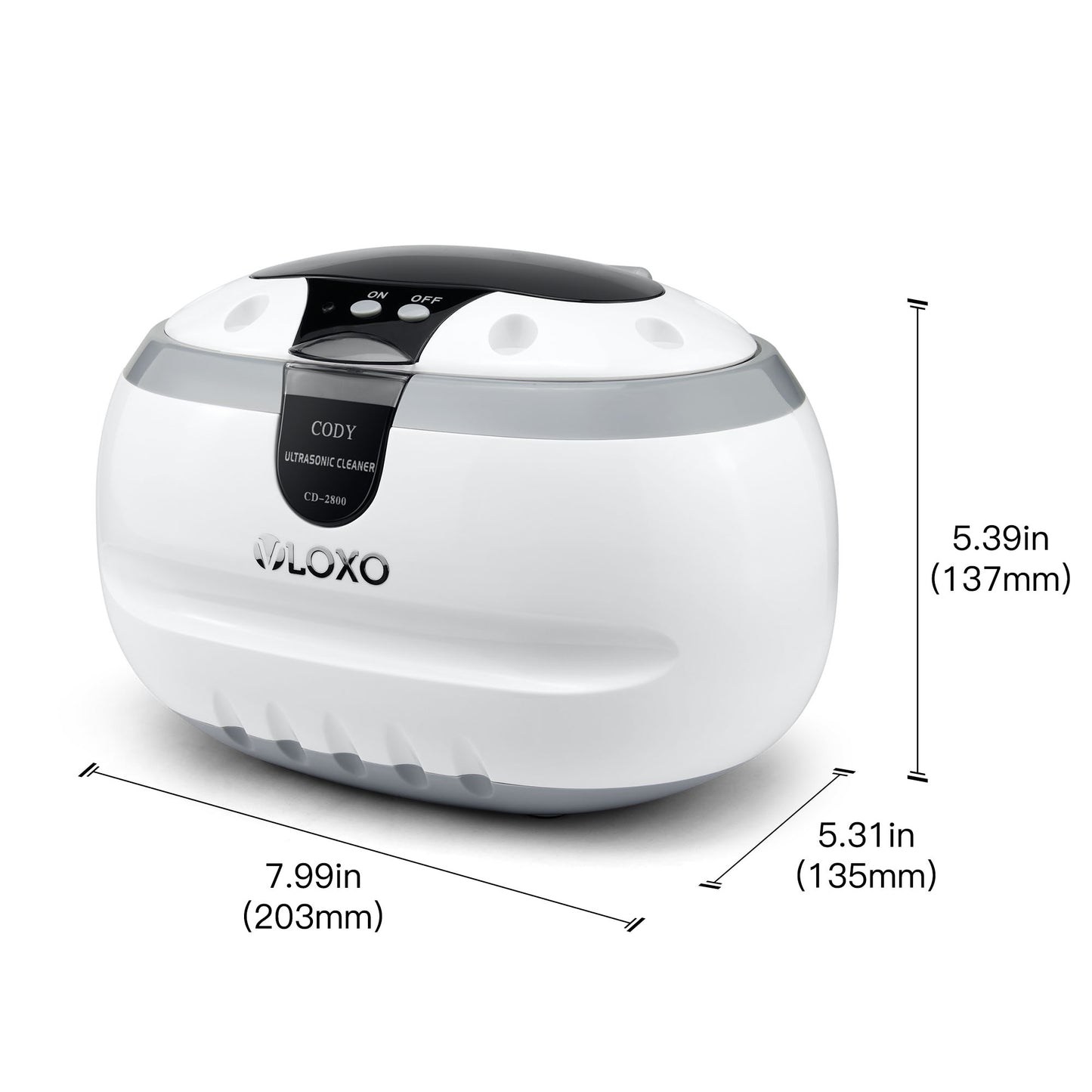 VLOXO CD-2800 Ultrasonic Jewelry Cleaner