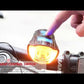 VLOXO Bike Speedometer with LED Bike Front Light & Tail Light IPX7 Waterproof USB Rechargeable