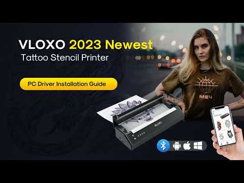 Andoe Wireless Tattoo Transfer Stencil Printer, Tattoo Transfer